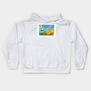 Easter Island Revisited Kids Hoodie